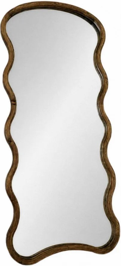 Dalga tükör, dió, 80 cm