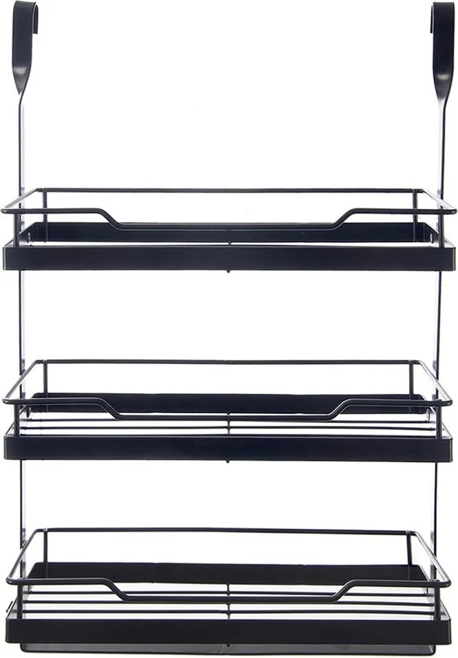 Konyhai polc függesztett konyhai állvány fém emeletes fűszertartó