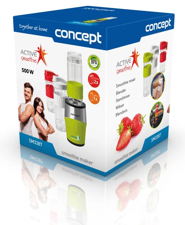Concept SM3387 smoothie készítő Active, zöld