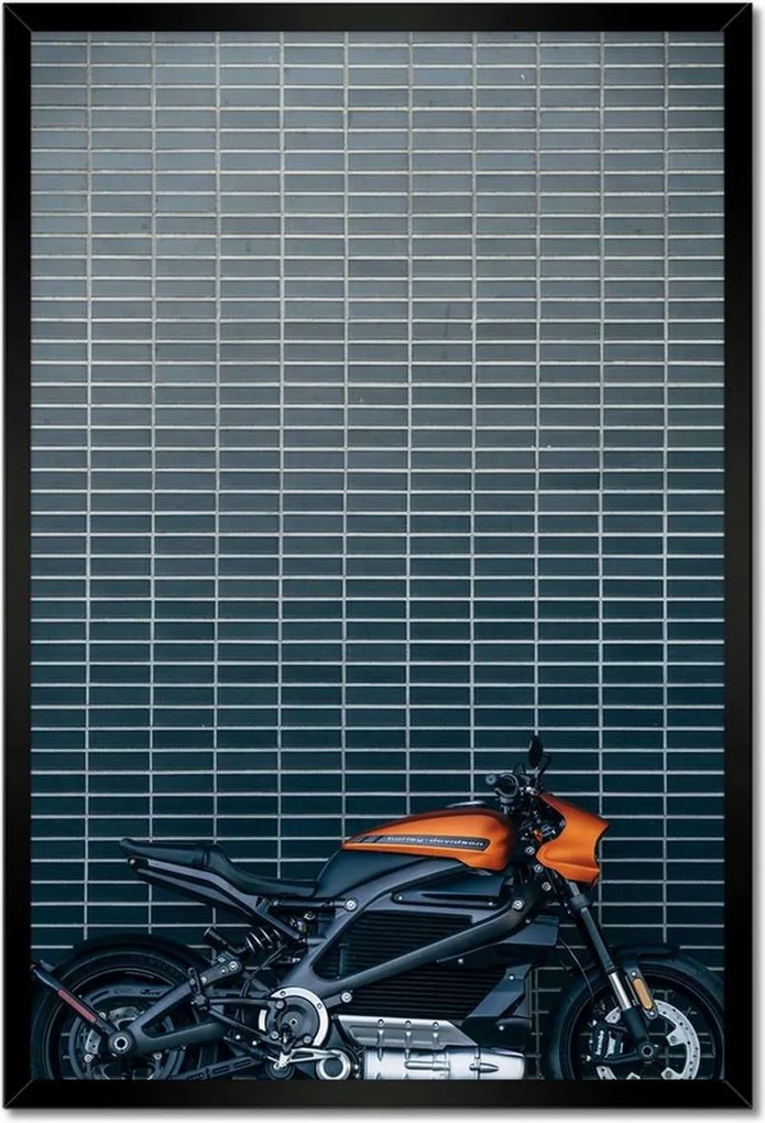 Poszterek keretben 40x60 Harley Davidson Motorkerékpár