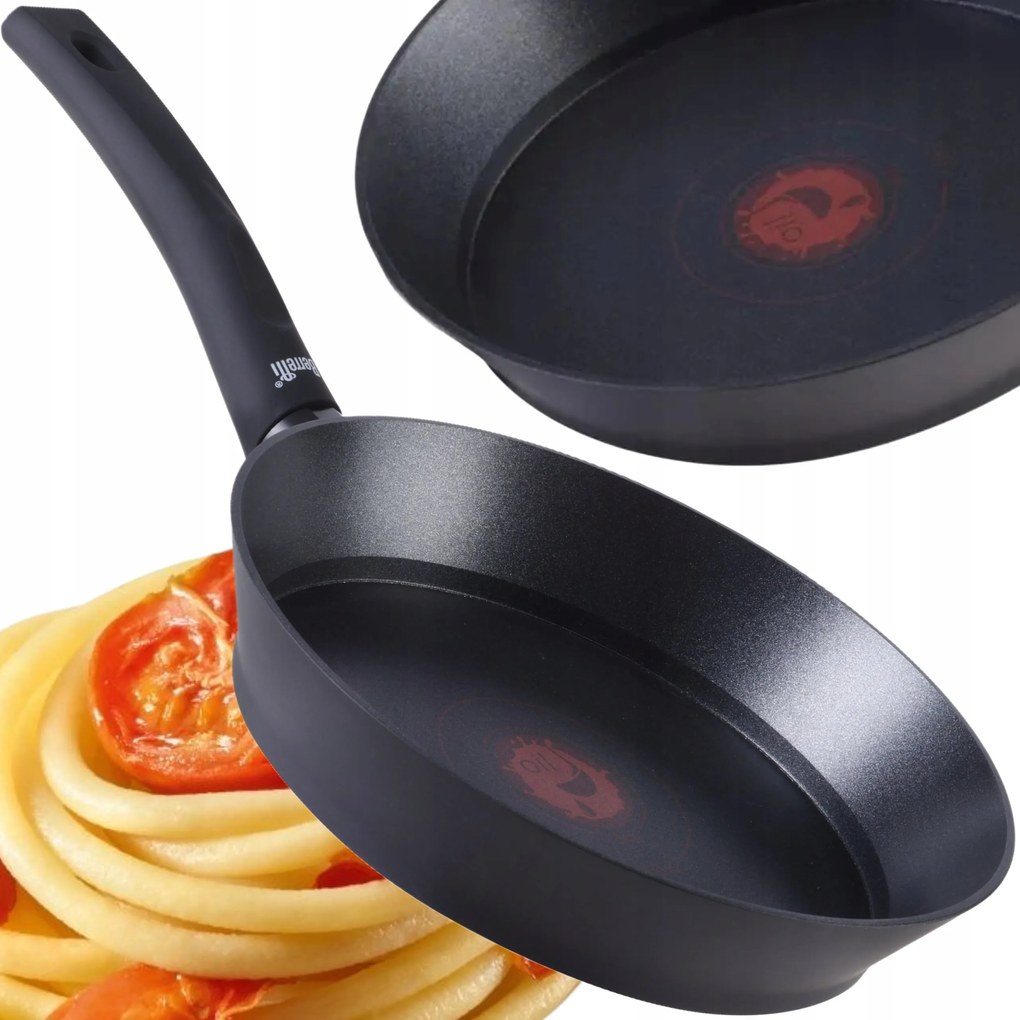 Serpenyő Indukciós Gáz Tűzhelyhez Tapadásmentes 24CM Magas Berretti Tivano Masszív