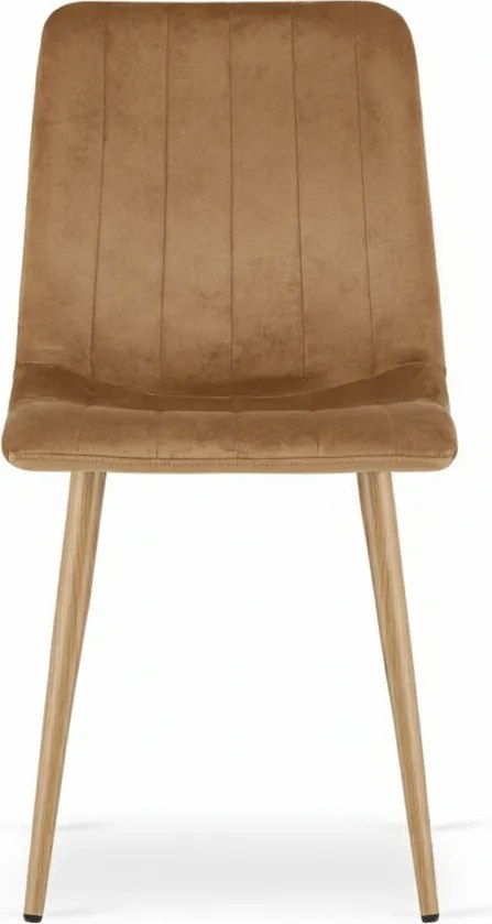 AKCE barna bársonyszék LAVA ALMOND BROWN II. minőség