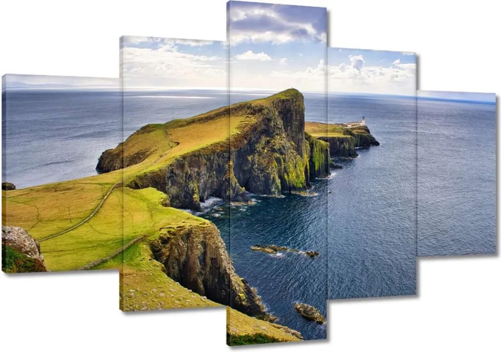 Festmények 120x80 Világítótorony Tengerparti kilátás