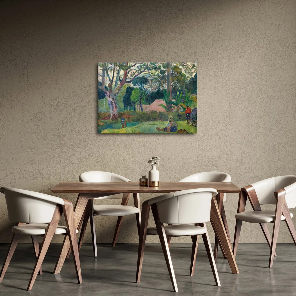 Kép - Paul Gauguin, Te raau rahi (The Big Tree), reprodukciók (70x50 cm)