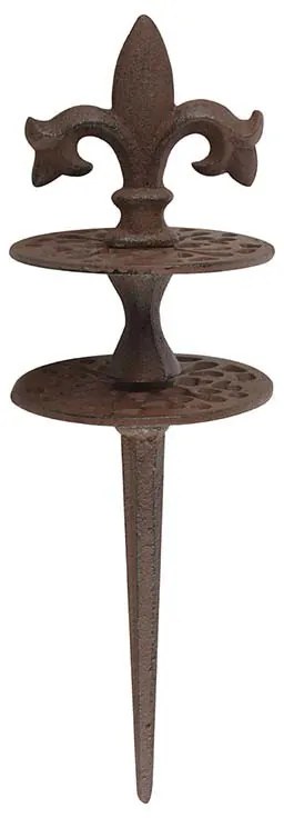 Öntöttvas locsolótömlő vezető, 32 cm, C