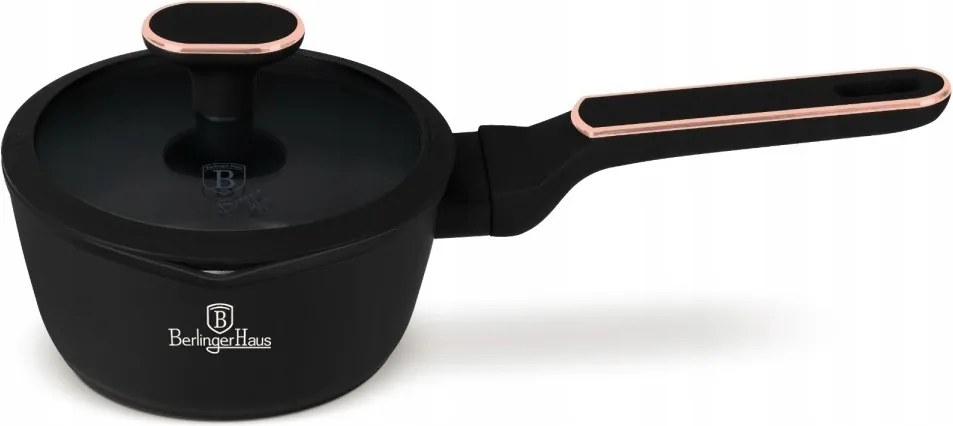 Serpenyő fedővel 16cm BerlingerHaus Bh- 8350 Black Rose Collection