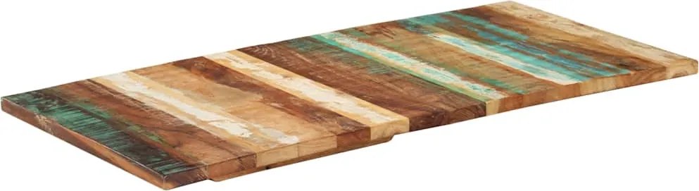 vidaXL téglalap alakú újrahasznosított fa asztallap 60x120 cm 25-27 mm