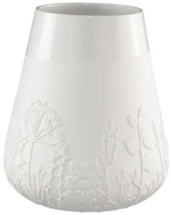 Fehér porcelán váza FLOWERS