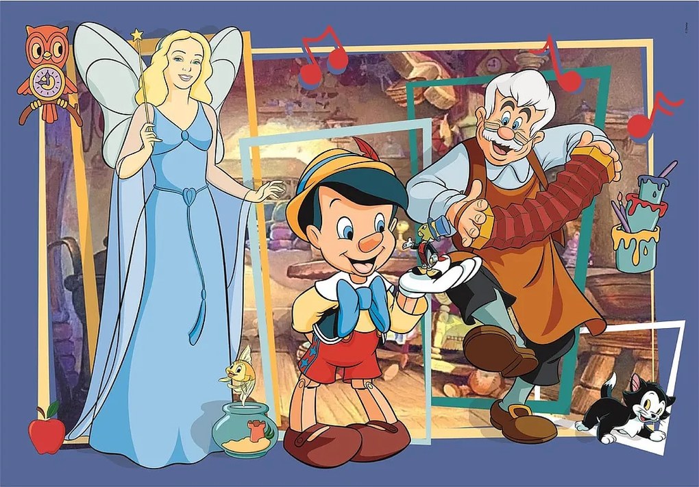 Disney Classics Pinocchio 104 db-os puzzle Clementoni