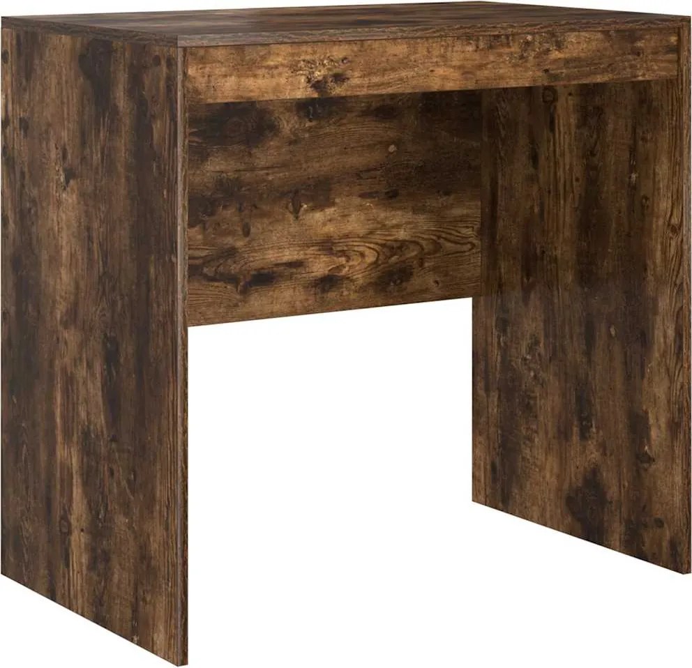vidaXL Asztal Füstölt tölgy 80 x 50 x 76 cm