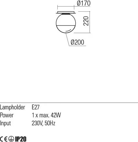 REDO 01-2279 BERRY Modern Mennyezeti Lámpa E27 IP20