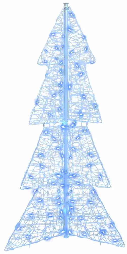 vidaXL Karácsonyfa 100 LED-del Kék 120 cm Akril