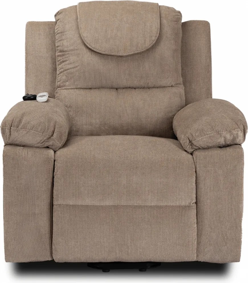 FENIX elektromos masszázsfotel felállás segítő funkcióval bézs