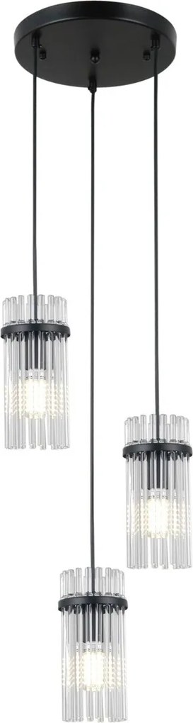Italux modern függeszték merto matt fekete itxpnd-40930-3a-bk