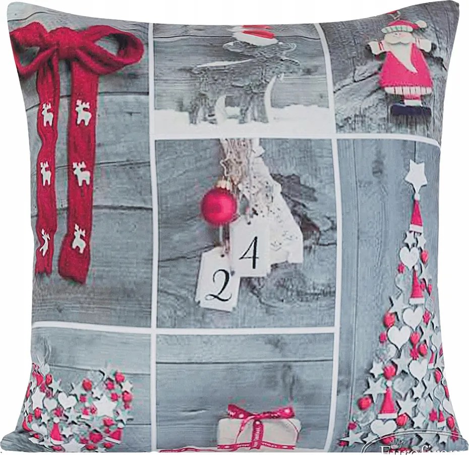 Karácsonyi Dekorációs Párnahuzat 40x40