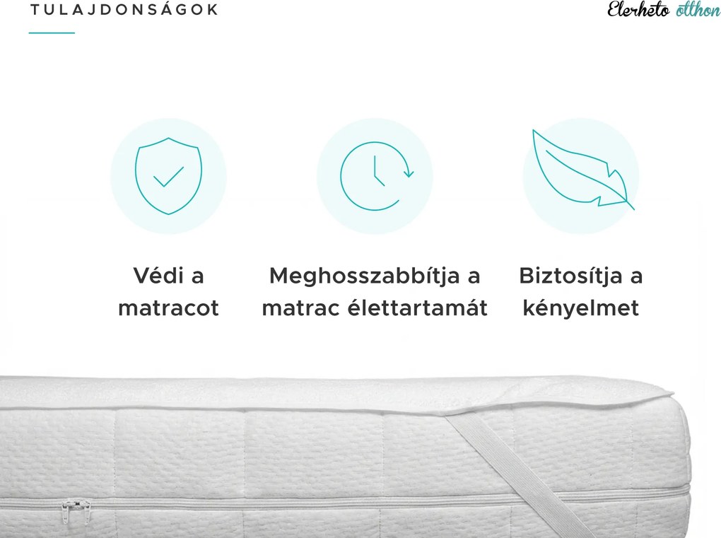 Frottír vízhatlan matracvédő 80 x 160 cm