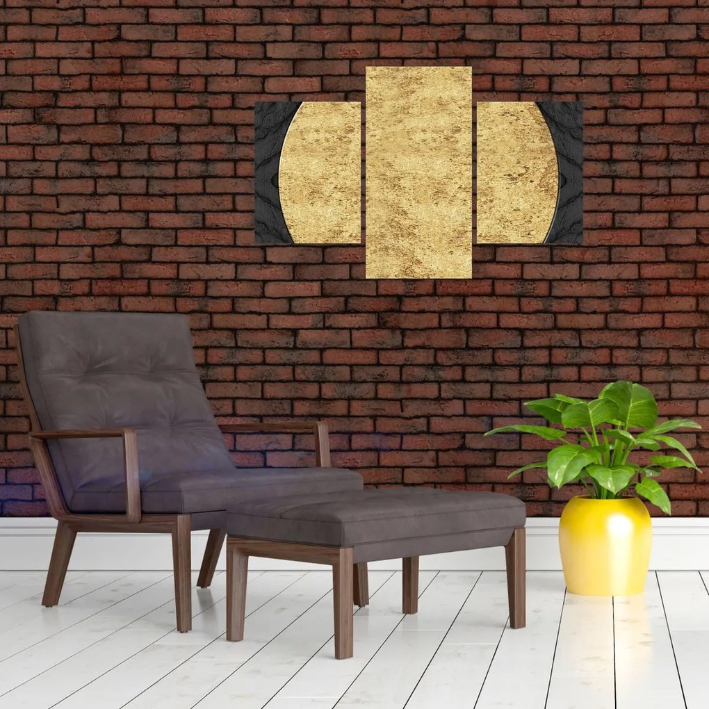 Kép - Arany szerkezet N⁰2 (90x60 cm)