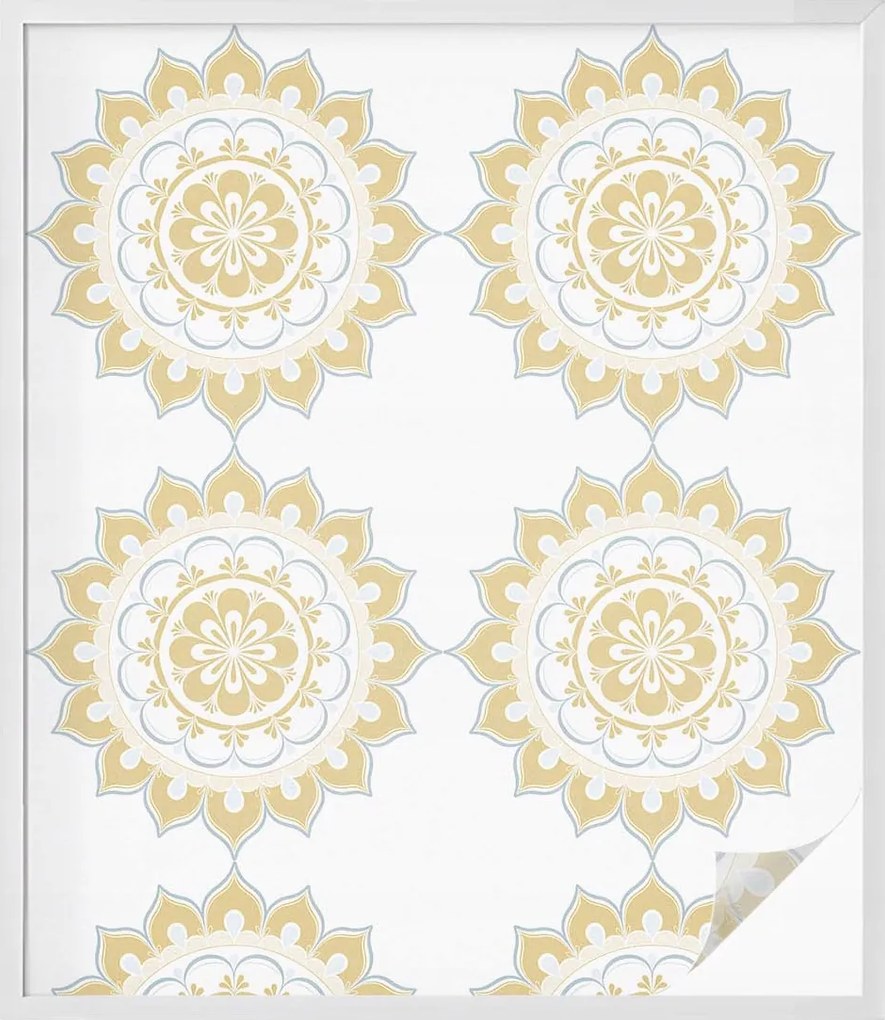 Szélvédőfólia Ablakvédő Virágos mandala 100x116 cm