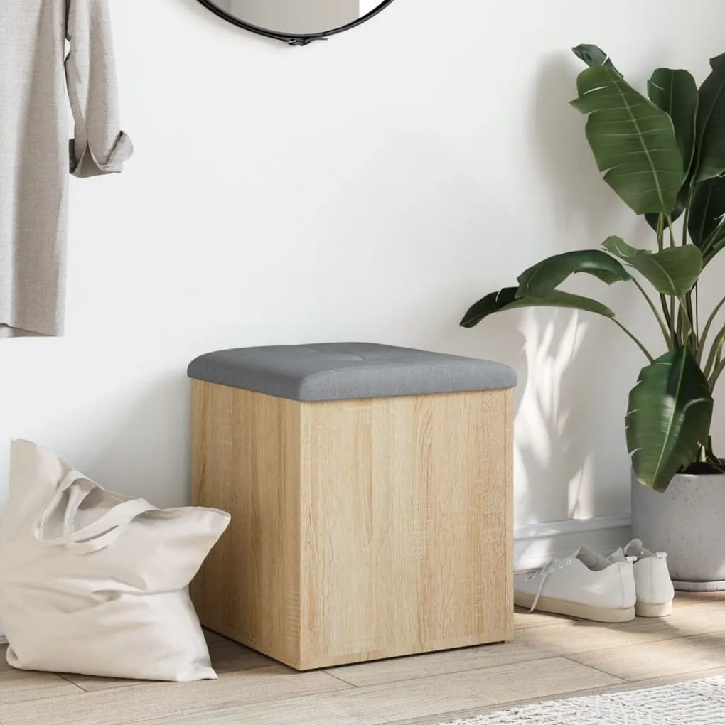 sonoma tölgyfa tárolópad 42 x 42 x 45 cm