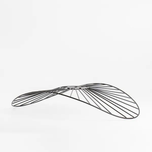 Brilagi - LED felületre szerelhető csillár CERIA WIRE 1xE27/40W/230V 40x56 cm fekete/tölgy