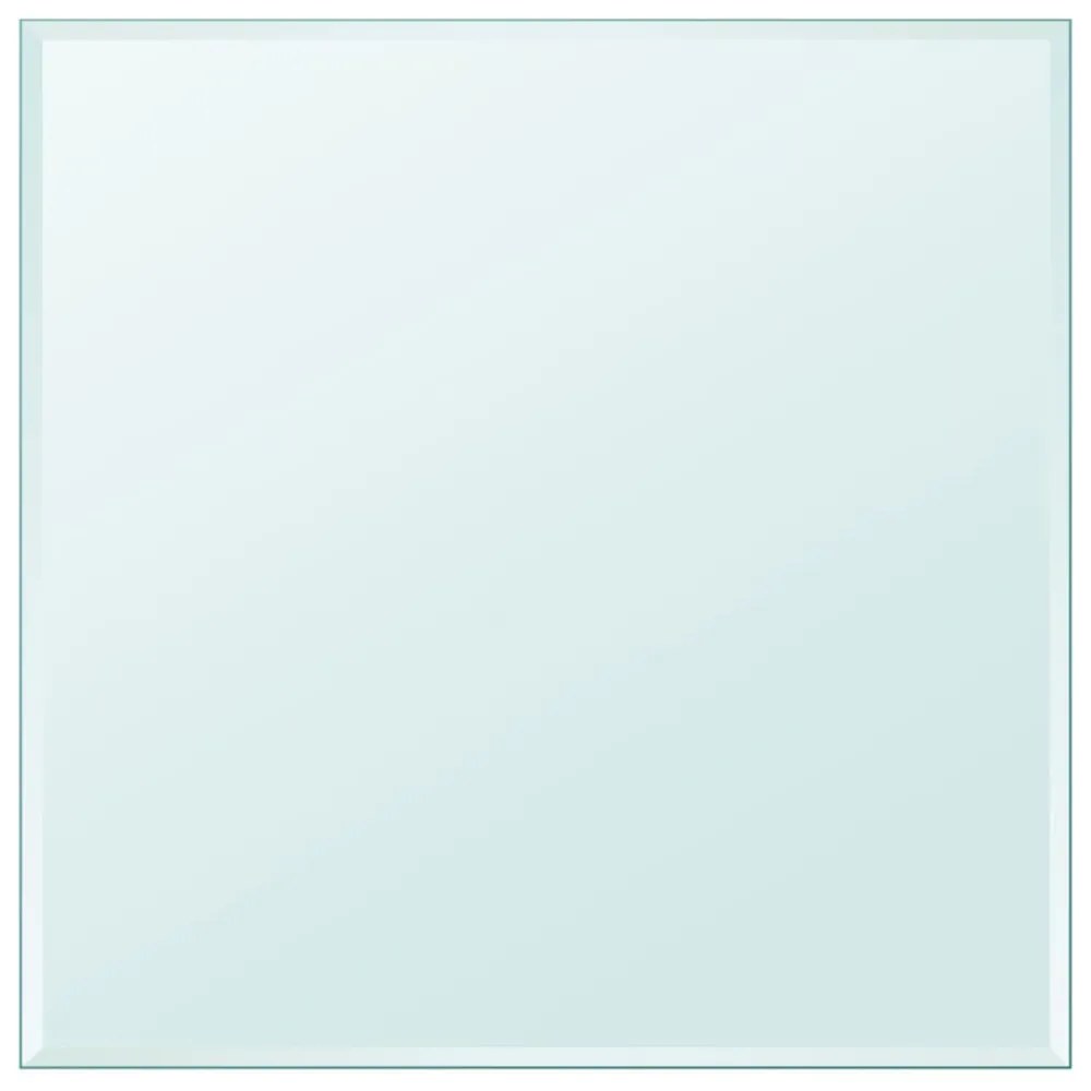 edzett üveg asztallap négyszögletes 800x800 mm