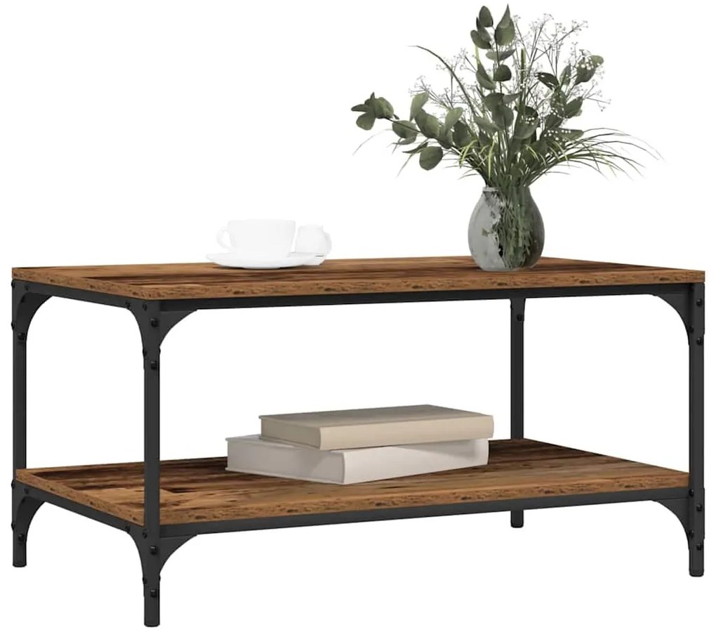 Dohányzóasztal Régi fa 80 x 50 x 40 cm Faanyag