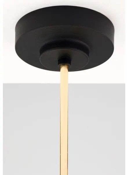 Jupiter 2087 - RAMIREZ rúdra szerelt csillár 3xE27/15W/230V arany/fekete