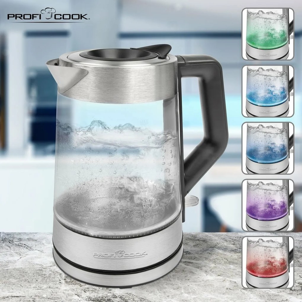 ProfiCook WKS 1190 G gyorsforraló, 1,7 l