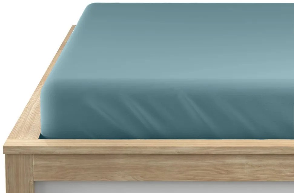 Jersey EXCLUSIVE türkiz lepedő 180x200 cm Grammsúly (rost sűrűség): Lux (190 g/m2)