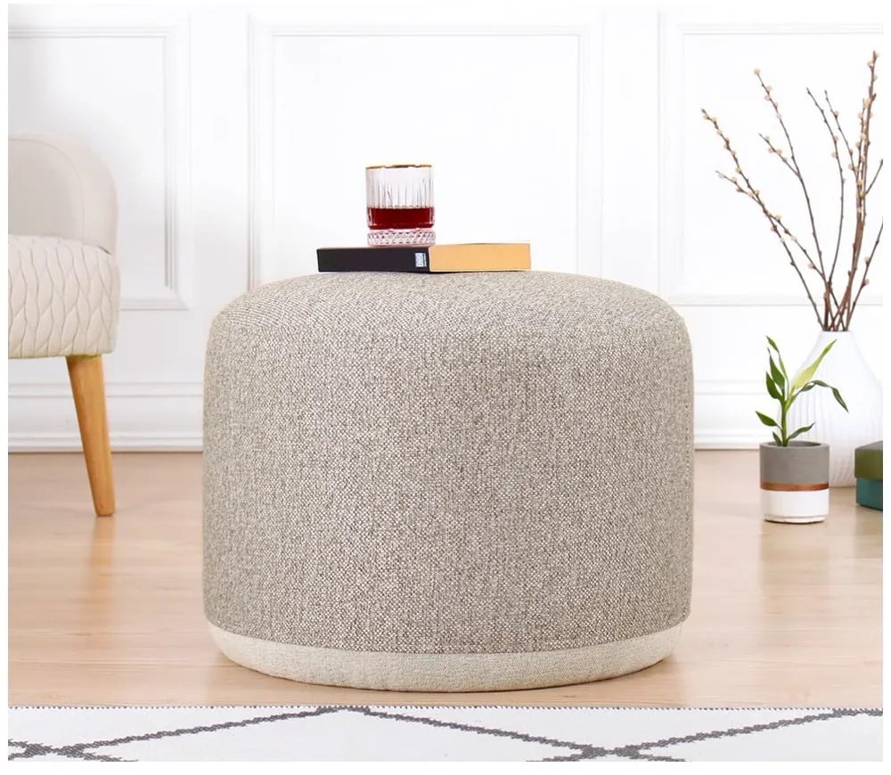 Bézs puff Cedre – Artie