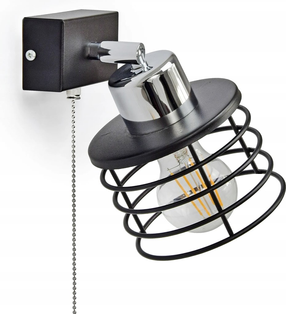 Loft fali lámpa Vigo E27 kapcsolóval