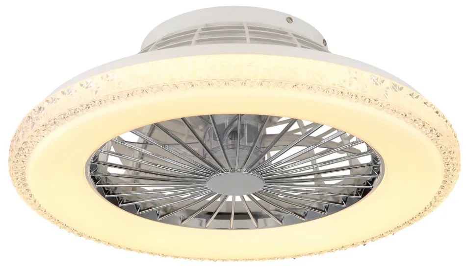Globo 03654 távirányítós mennyezeti ventilátoros lámpa, 40W LED, 3000-6500K, 260-2500 lm