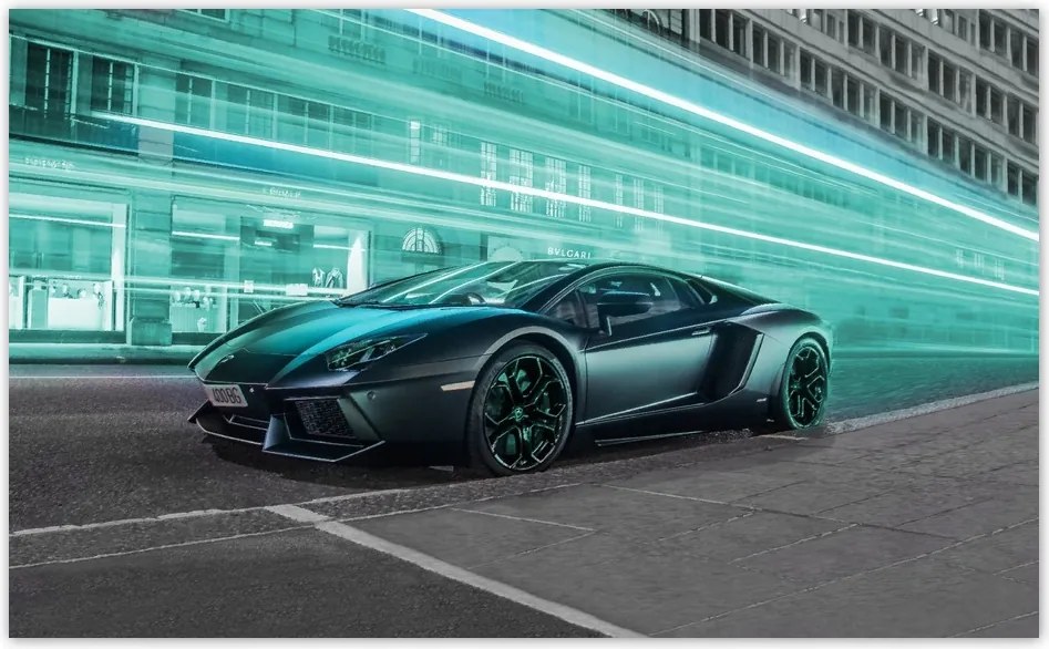 Fotótapéta flizelina 416x254 auto Türkiz