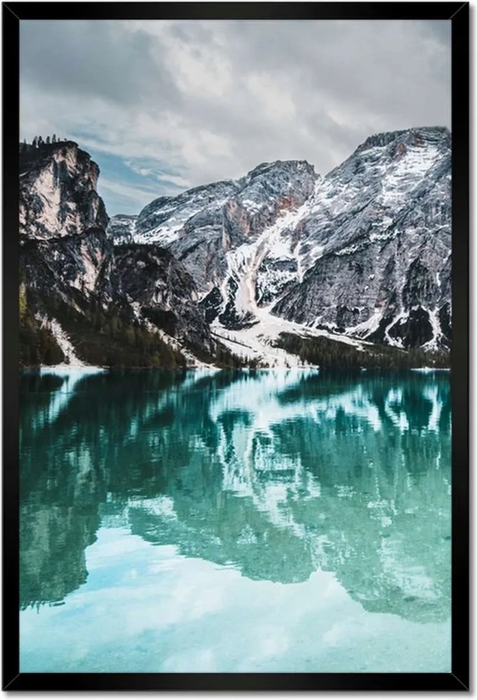 Poszterek keretben 40x60 Fa házikó a hegyekben