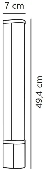 Nordlux - MALAIKA LED 6W 230V IP44 fekete aláépíthető lámpa