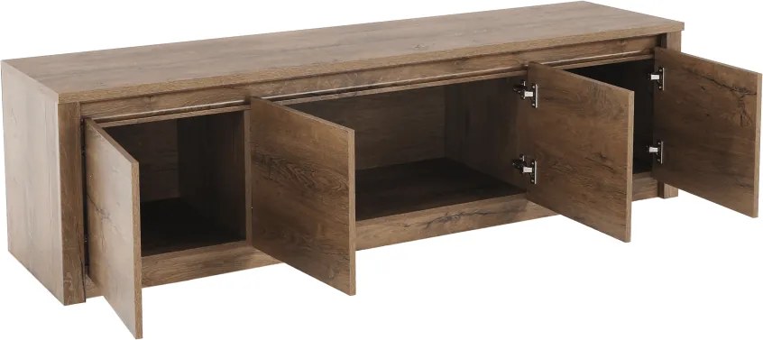 Komód 4-ajrós, tölgyfa lefkas, MONTANA K4D