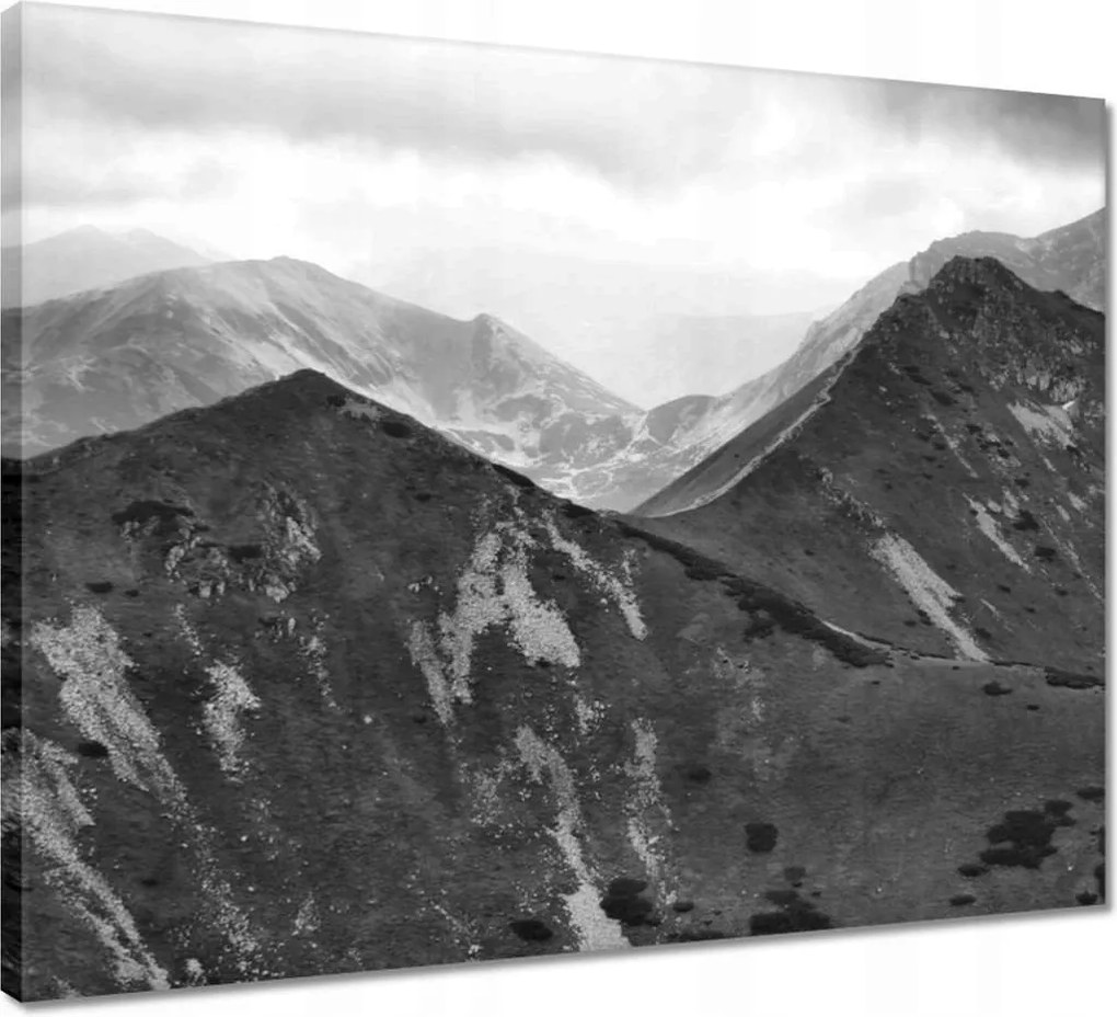 Vászonkép 50x40 Tátra Lengyel hegyek Kilátás