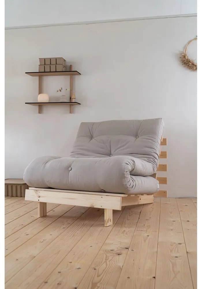 Téglavörös fotel Roots Black Night – Karup Design