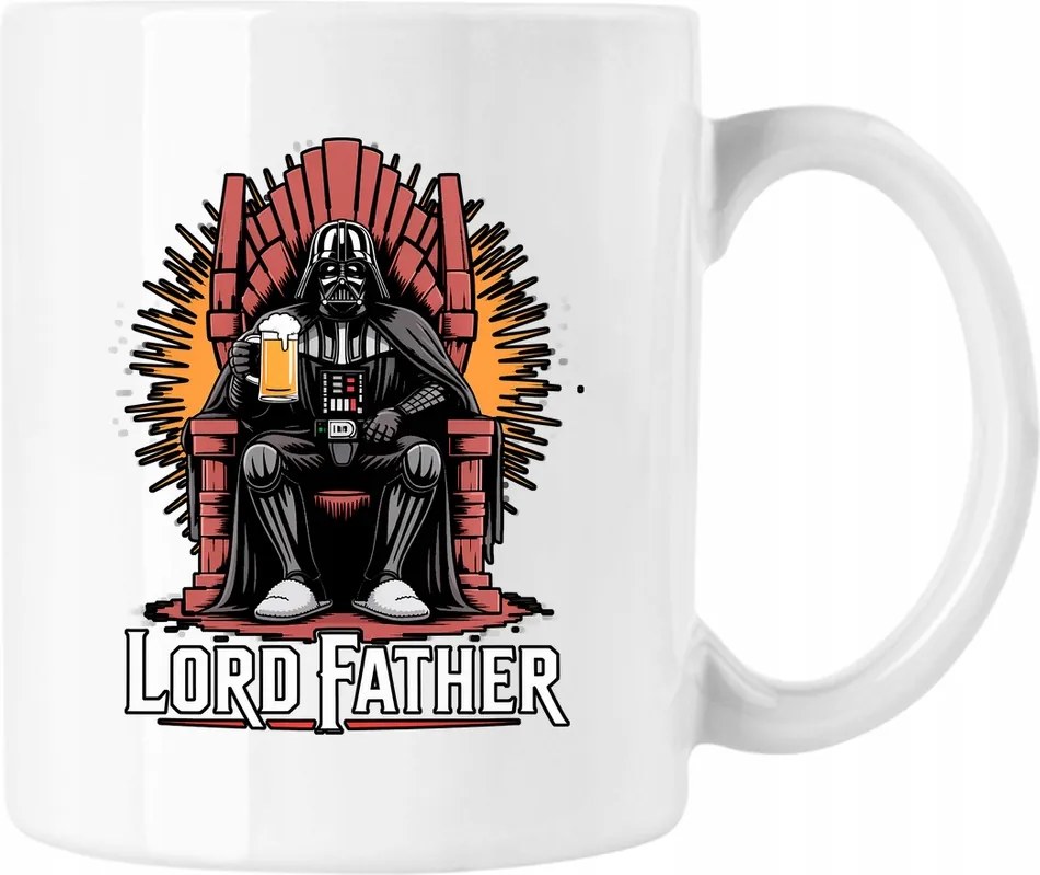 Bögre lord father star apa 1 Fehér 330ml