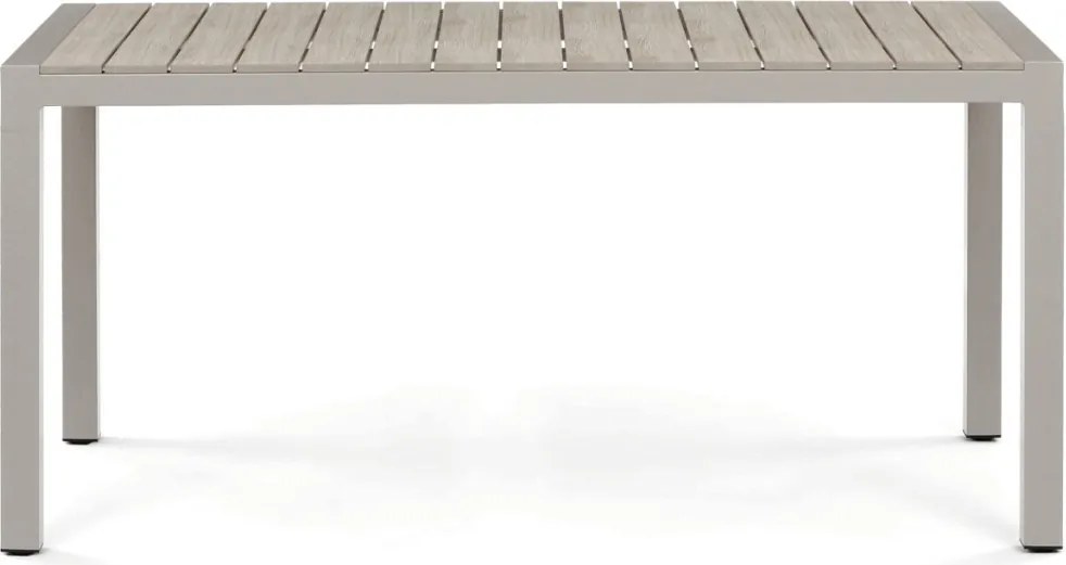 Kerti asztal 162x90 cm, alumínium, polywood, bézs, AZT-S1514 CRM