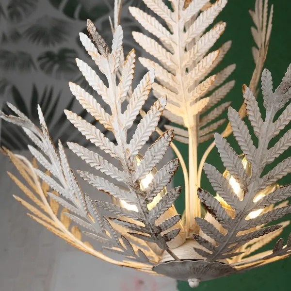 ONLI - Csillár láncon FELCE 5xE14/6W/230V krém