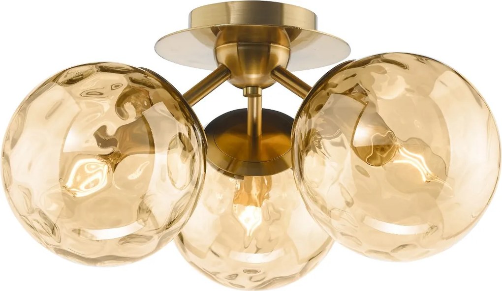 Dar Lighting modern mennyezeti lámpa ulrika antik bronz darulr5306