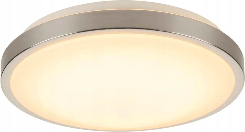 Slv Big White Marona, mennyezeti lámpa, Led, 3000K, kerek, szálcsiszolt alumínium,