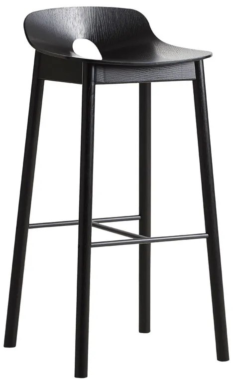 Bárszék "Mono", 75 cm, 2 változat - Woud Variáns: tölgyfa, világos lakk