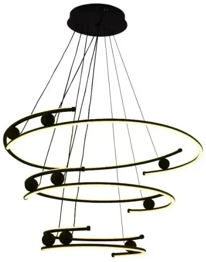 LED állítható fényerejű csillár kábellel LED/170W/230V 3000-6500K + DO