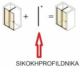 Hüppe Strike New profil fekete SIKOKHPROFILDNIKAC