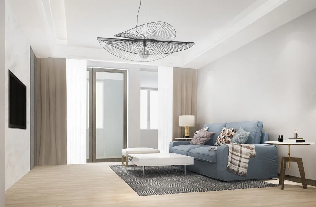 KAJA KP-28 KAPELUSZ Modern Függesztett Lámpa Fekete E27 IP20