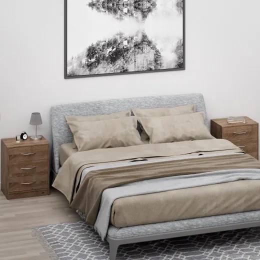 Casaria® Eloise éjjeliszekrény 54x39x28 cm - tölgy