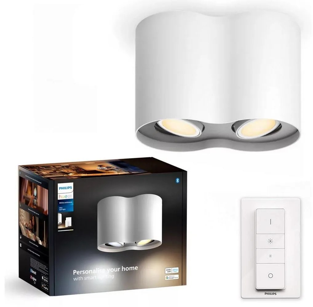 Philips Philips - LED Dimmelhető spotlámpa Hue PILLAR 2xGU10/4,2W/230V + távirányító fehér P6202