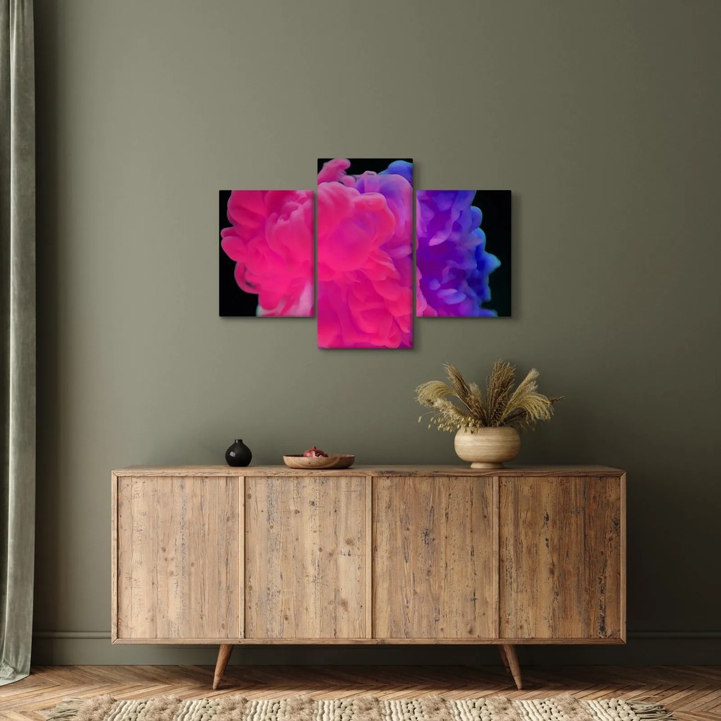 Színes füst képe (90x60 cm)